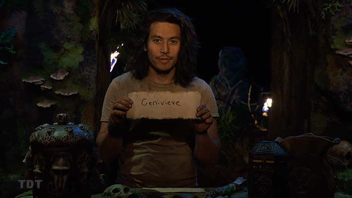 Andy votes Genevieve