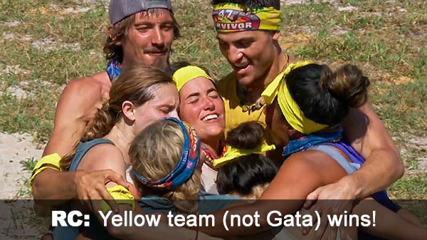 Teams RC, yellow wins