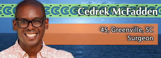 Cedrek McFadden, 45, Greenville, SC