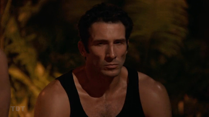 More scowling David