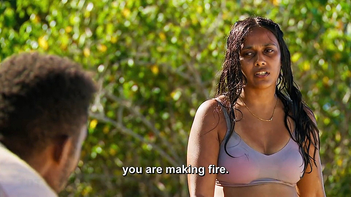 Kamilla: You are making fire