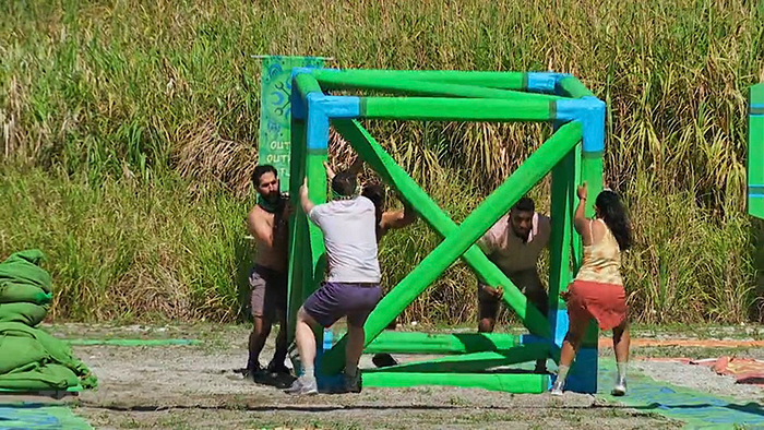 Thomas, risking being crushed