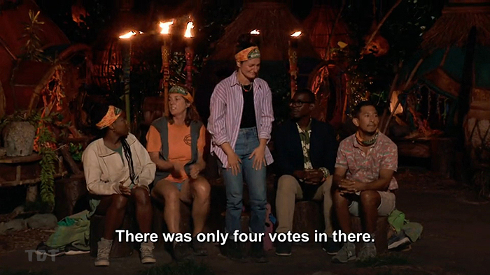 Chrissy talking about the missing vote