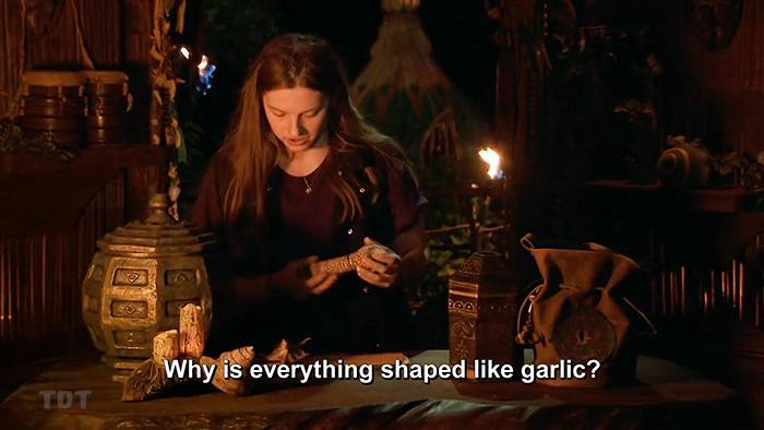 Eva: Why is everything shaped like garlic?