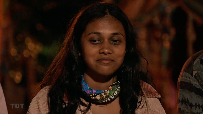 Kamilla, smirking at Tribal