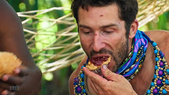 Open-faced PBJ
