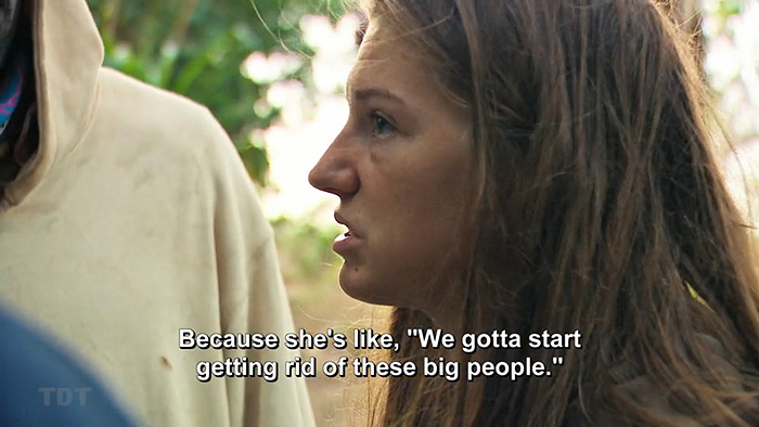 Eva says Chrissy wants big people out