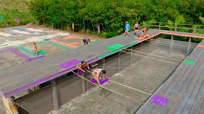 Rope bridge stage