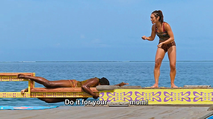 Savannah: Do it for your fucking mom! Savannah: Do it for your fucking mom!