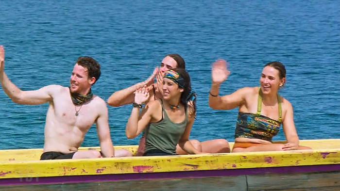 The winning team jetboats away The winning team jetboats away