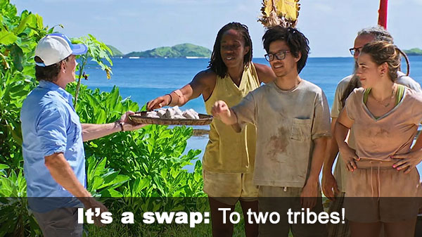 Swap to two tribes