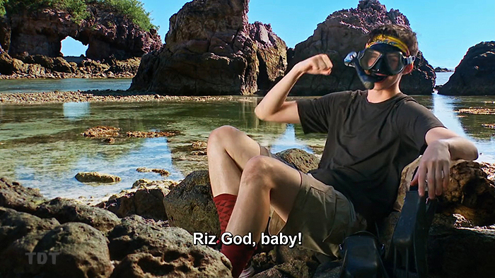 Non-snorkelling RizGod, baby Non-snorkelling RizGod, baby