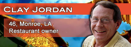 Clay Jordan, 46, Monroe, LA