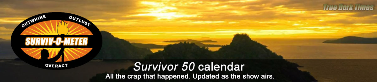 Survivor 50 calendar