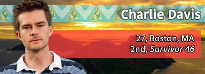 Charlie Davis, 27, Boston, MA