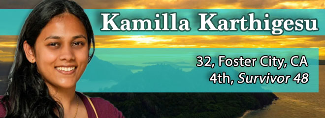 Kamilla Karthigesu, 32, Foster City, CA