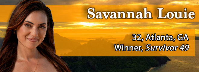 Savannah Louie, 32, Atlanta, GA