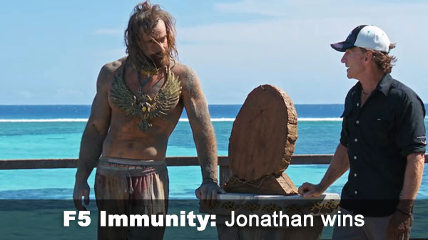 Jonathan wins F5 IC
