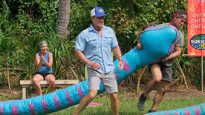 Chrissy cheering for Colby