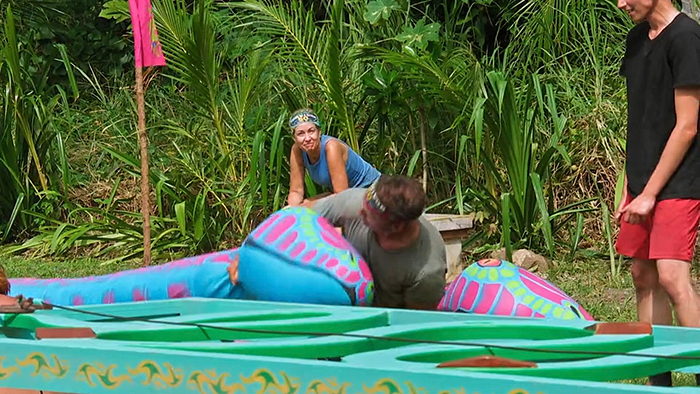 Even more Chrissy cheering for Colby