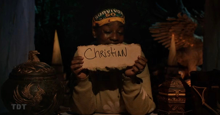 Cirie votes Christian