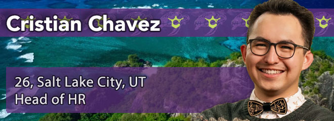 Cristian Chavez, 26, Salt Lake City, UT