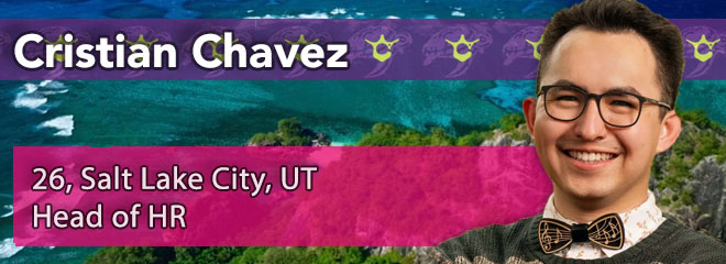 Cristian Chavez, 26, Salt Lake City, UT