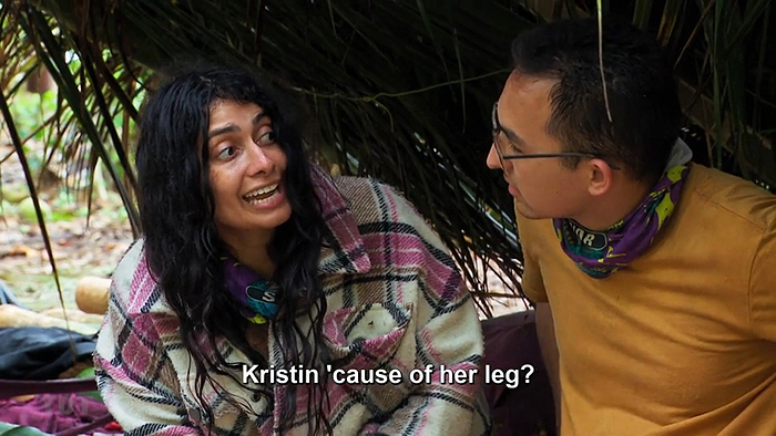 Ana: Kristin, because of her leg? Ana: Kristin, because of her leg?