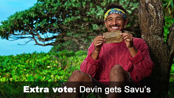 Devin gets extra vote