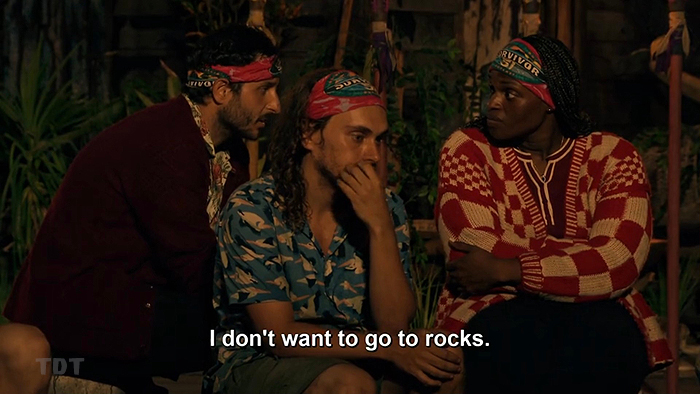 Eric: I don't want to go to rocks Eric: I don't want to go to rocks
