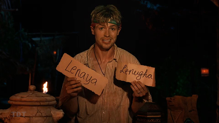 Lewis with his first two votes