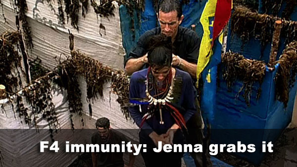Jenna wins F4 IC