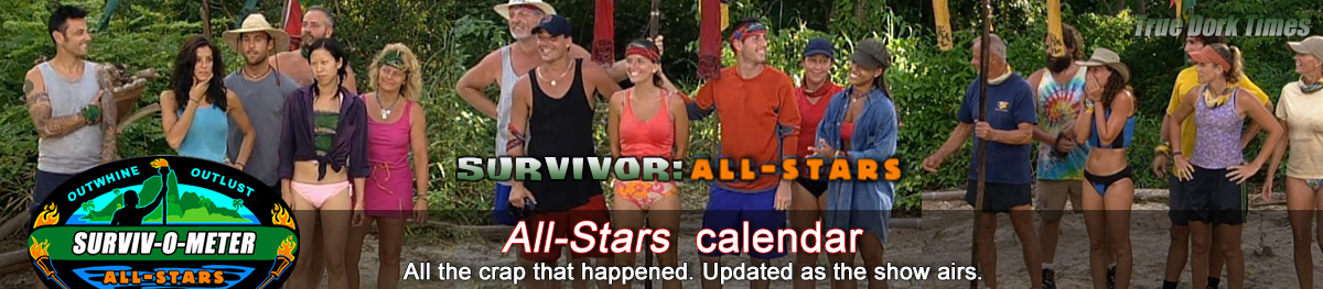 Survivor 8: All-Stars calendar