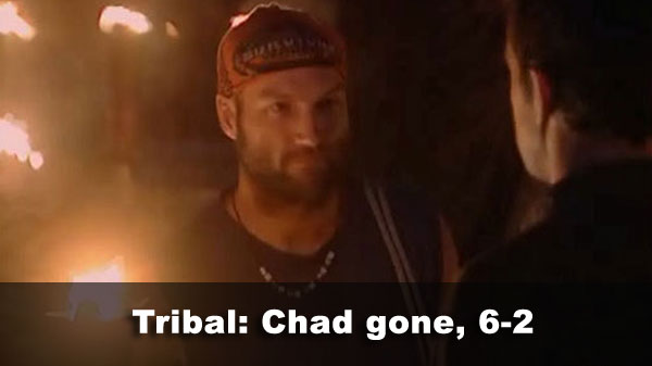 Chad gone, 6-2