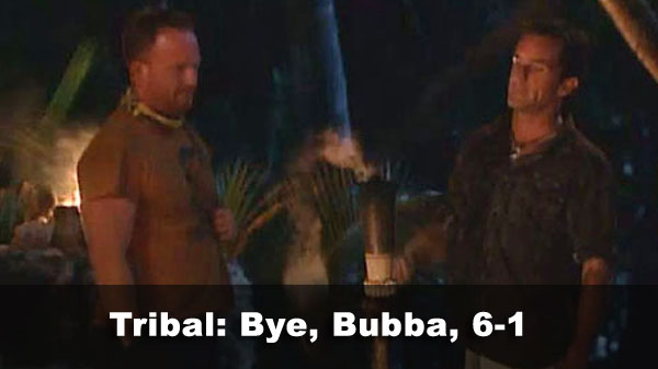 Bubba out, 6-1