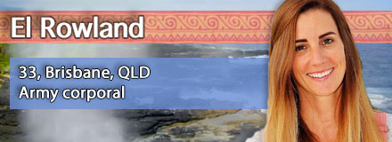 El Rowland, 33, Brisbane, QLD