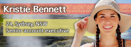 Kristie Bennett, 24, Sydney, NSW