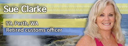 Sue Clarke, 59, Perth, WA