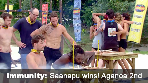 Saanapu wins, Aganoa 2nd Saanapu wins, Aganoa 2nd
