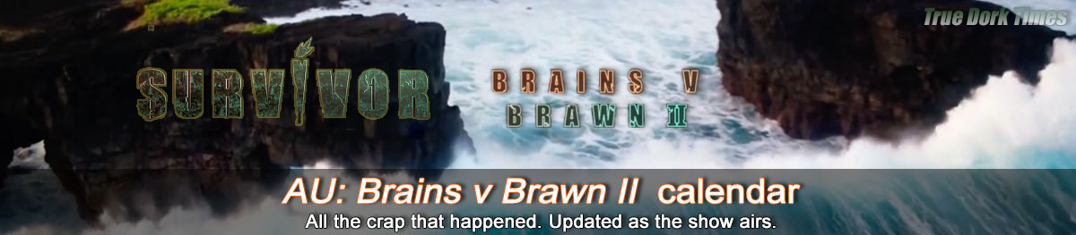SurvivorAU 10: Brains v Brawn 2 calendar