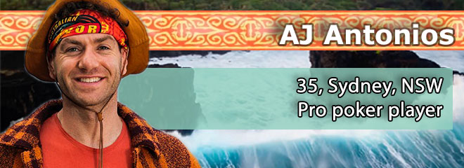 AJ Antonios, 35, Sydney, NSW