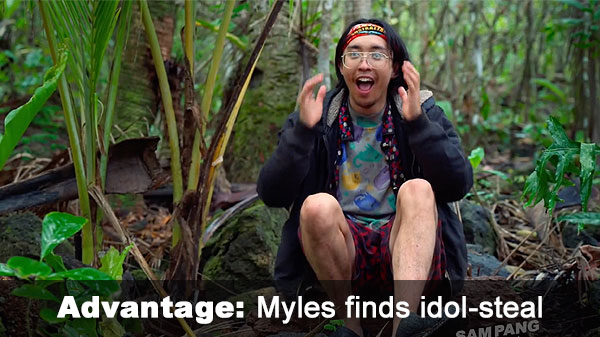 Myles finds advantage