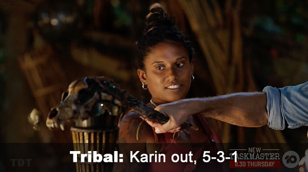Karin out, 5-3-1