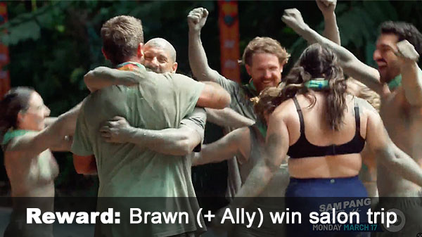 Brawn wins salon trip, brings Ally