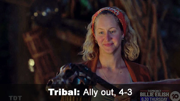 Ally out, 4-3