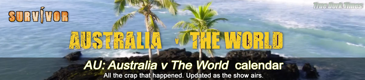 SurvivorAU 11: Australia v The World calendar
