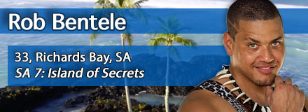 Rob Bentele, 33, Richards Bay, SA