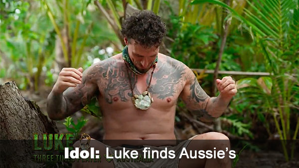 Luke finds Aussie idol Luke finds Aussie idol