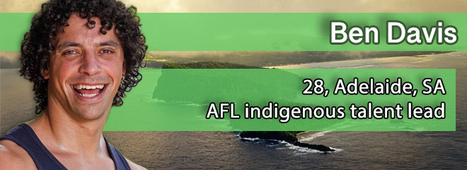 Ben Nabea Davis, 28, Adelaide, SA