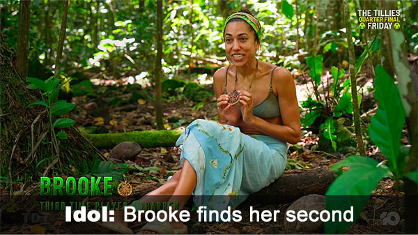 Brooke finds idol #2